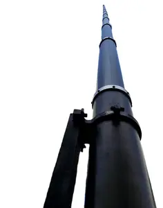 Антикоррозийная телескопическая мачта 20-25 м, телескопическая антенна 20 м, мачта телескопической камеры наблюдения, мачта