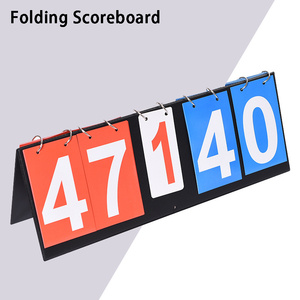 Portable Table Top Scoreboard <span class=keywords><strong>Flipper</strong></span> 5 chiffres Score Keeper Multisports Scoreboard Score <span class=keywords><strong>Flipper</strong></span> pour Volleyball Basketball - Product Image 3
