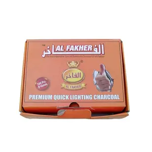 quick light charcoal premium quality applewood charcoal tablet for incense/hookah