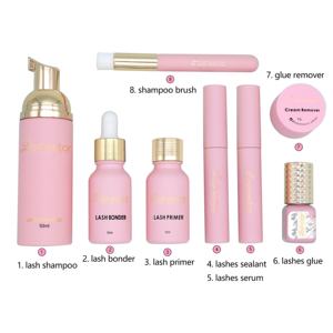 Blanco Rosa venta al por mayor patentado giratorio plegado prueba espejo herramientas de extensión de pestañas espejo de pestañas tren maquillaje pestañas Mirr - Product Image 6