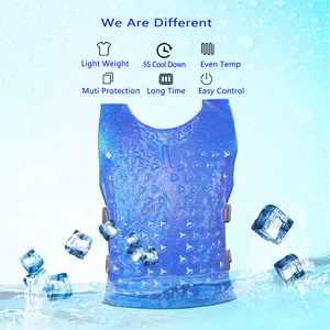 De Beste Ijs Water Circulerende Body Cooling Vest, Airconditioning Vest Met Temperatuur 68-82 Fahrenheit