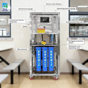 Commerciële 250lph 500lph Ro Systeem Waterzuiveringsapparatuur Omgekeerde Osmose Fabriek Industriële Waterbehandelingsmachines - Product Image 3