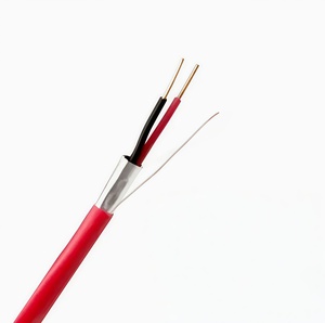Câble d'alarme de signalisation blindé ignifuge rouge de sécurité 2 conducteurs solides 2,5 mm² <span class=keywords><strong>avec</strong></span> gaine LSZH, bobine de 305 m - Product Image 2