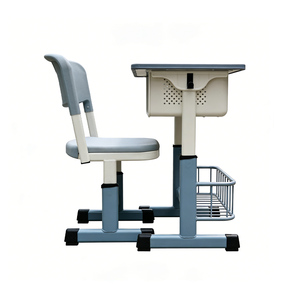 Meubles scolaires modernes, bureaux et chaises pour étudiants, réglables en hauteur, ensemble table et chaise écologique pour la chambre des enfants - Product Image 4