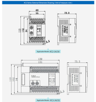 Controlador Lógico Programable (PLC) Xinje XC2-24T-E XC5-24T-E de Alto Rendimiento para Panel Eléctrico, Venta al Por Mayor