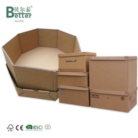 Boîtes d'expédition industrielles rigides en carton ondulé de haute qualité, sur mesure, robustes, écologiques, réutilisables, recyclables, imperméables