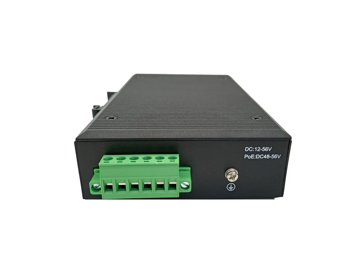 공장 산업 스위치 4 포트 10/100/1000Mbps POE 스위치 + 1RJ45 + 1SFP 업링크 65W