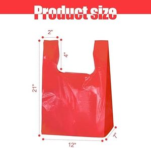 ถุงช้อปปิ้งพลาสติก Huamaohengchun สำหรับใส่เสื้อยืด ใช้ซ้ำได้และใช้ครั้งเดียวทิ้ง ปรับแต่งได้หลายขนาด - Product Image 3