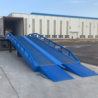 Rampe de chargement mobile pour camions Rampes portatives en métal pour conteneurs Rampas Station d'accueil pour camions