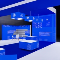 Présentoirs de salon professionnel d'exposition stand d'exposition stand d'exposition rayonnage d'affichage 10x10 10x20
