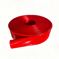 Tuyau de refoulement d'eau plat en PVC robuste, nouveau style, 3 pouces, 6 bars, flexible, haute pression, anti-UV, pour l'irrigation, fabriqué en Chine