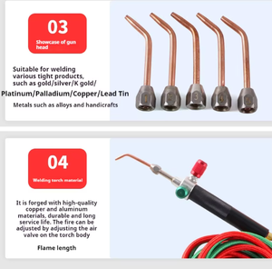 Mini chính xác khí hàn ngọn đuốc cho điện tử hàn và hàn nguồn cung cấp, hàn cắt ngọn đuốc - Product Image 5