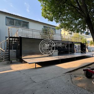 Quiosco de Comida Rápida Modular para Exteriores de 20 Pies (2025), Tienda en Contenedor de 40 Pies, Cafetería Retro al Aire Libre, Quiosco de Café en Contenedor de Envío de Dos Pisos - Product Image 4