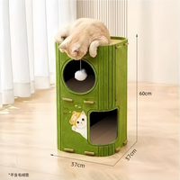 Arbre à chat en feutre écologique Novayapetix, multi-niveaux, avec condo pour chaton, tour pliable, maison douce pour animaux, grotte, griffoir, nid pour plusieurs chats