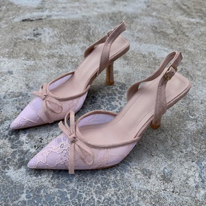 <span class=keywords><strong>Sandalias</strong></span> de <span class=keywords><strong>Tacón</strong></span> Alto para Mujer, Estilo Africano 2026, con Lazo, Destalonadas, Punta en Pico, <span class=keywords><strong>Tacón</strong></span> Fino, Estilo Sexy para Club, Uso Diario, Fiestas al Aire Libre - Product Image 5