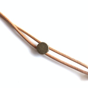 Porte-badge en cuir véritable avec fenêtre transparente et cordon, porte-carte d'identité en cuir Crazy Horse vintage pour le bureau et <span class=keywords><strong>l</strong></span>'école - Product Image 4