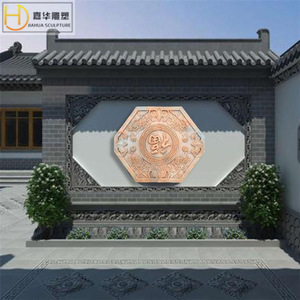 Hahua Sculpture <b>Stone</b> Relief Murals White Marble Cultural Figure Art Campus Square <b>Landscape</b> Decoration - Product Image 5