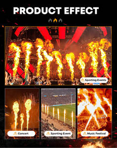 MOKA SFX Spray anti-pluie 8-10M Projecteur de lance-flammes d'extérieur à tête mobile Machine DJ Stage Fire Machine - Product Image 5