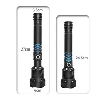 Powerful 2000 Lumen Night Long Distance Hunt XHP70 Torch Light Firefighter Police Tactical LED 26650 Rechargeable Flashlight