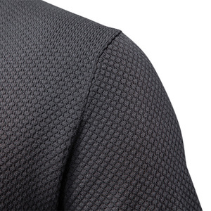 <span class=keywords><strong>Polo</strong></span> de Punto para Hombre, Estilo Business, Color Sólido, Manga Corta, Cuello en V, Transpirable, para Uso Diario Formal de Verano, con Logotipo Personalizado - Product Image 4