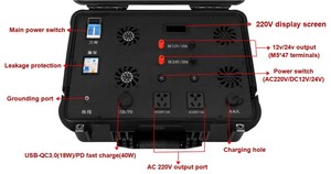 Low MOQ 110v 220v 3000w 2072wh <b>Solar</b> Generator Set Portable Power Station for Home - Product Image 4