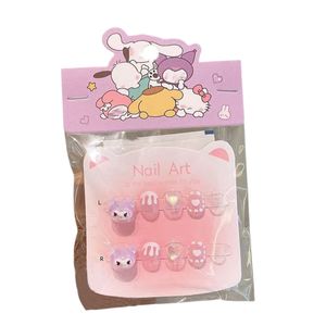 Uñas Postizas de Gel Removibles con Diseños de Dibujos Animados para Niñas, Pegatinas de Uñas para Jugar a Maquillarse, Regalo de Juguete para Niñas Pequeñas - Product Image 6
