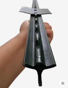 Cao Đen Bitum Tráng Thép Y Sao Picket Kim Loại Sao Pickets Thép Hàng Rào Pickets - Product Image 3