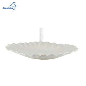 Cuvette de <span class=keywords><strong>console</strong></span> en céramique <span class=keywords><strong>baroque</strong></span> européenne avec filigrane électroplaqué orné - Product Image 1