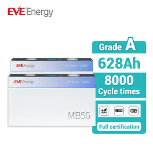 แบตเตอรี่ลิเธียมไอออน MB56 280ah <span class=keywords><strong>3</strong></span>.2V Lifepo4เซลล์314Ah 628Ah Lifepo4สถานีพลังงานแบบพกพา - Product Image 1