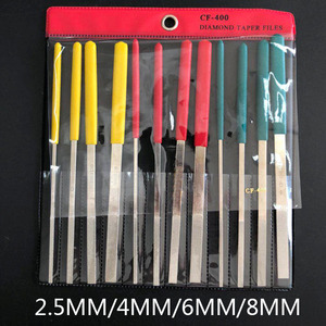Outils matériels de Offre Spéciale Lime de meulage durable Jeu de limes diamantées avec poignée en caoutchouc souple - Product Image 2