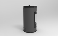 Poêle à granulés de bois autoportant à haute efficacité, 12 kW, allumage rapide, programmation de 4 périodes, air chaud automatique pour le chauffage domestique