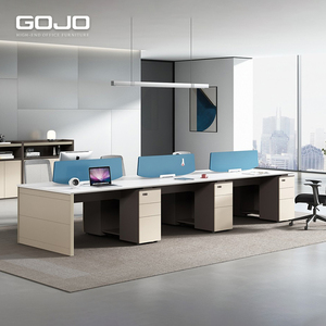 Hiện Đại Thương Mại Văn Phòng Bàn Bàn Làm Việc Bằng Gỗ Bảng Điều Chỉnh Phong Cách Cho Nhà Sử Dụng Phân Vùng Cubic Nội Thất Văn Phòng Setfor Nhân Viên Làm Việc - Product Image 1