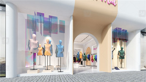 Роскошный витринный магазин одежды, деревянный магазин одежды, магазин бутиков, декор мебели, стеклянный витринный дизайн магазина одежды на заказ - Product Image 4