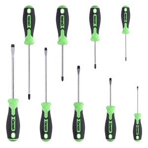 Professional <b>Screwdriver</b> Set 9pcs Cross Phillips Chrome Vanadium Steel Anti-Slip Handle Industrial Grade - Product Image 4