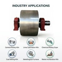 Ensemble de rouleaux de trunnion en fer forgé robuste OEM pour équipement de forage minier et rouleau de support de tambour de four rotatif