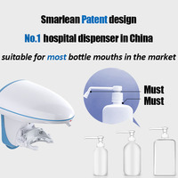 Distributeur de savon mural sans contact en gros, distributeur automatique de savon liquide en ABS pour hôpitaux, commerces et toilettes publiques