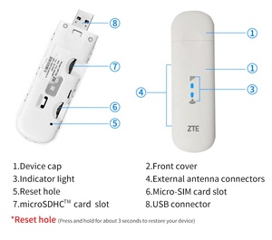 <span class=keywords><strong>MF79U</strong></span> 4G LTE WiFi 150M USB LTE Wingle prend en charge le Wifi LTE 4G Modem USB Dongle - Product Image 3