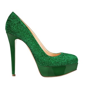 Wholesale <strong>Glitter</strong> Stiletto <strong>Pumps</strong> Sexy High Heels Platform Shoes for Women - Product Image 5