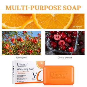 Sabun Pemutih Vitamin C Disaar Dengan Ekstrak Ceri, Pembersih Pencerah Untuk Wajah & Tubuh - Product Image 3