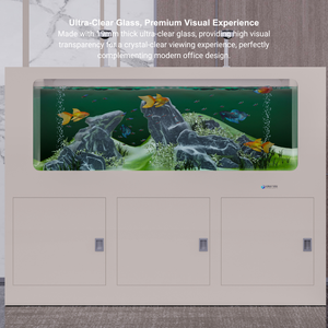 Réservoir de koi d'aquarium de bureau intégré avec système d'oxygénation et de stérilisation de filtration pour un environnement aquatique écologique - Product Image 5