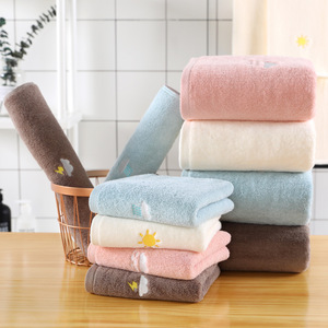 Toallas de baño suaves para bebés al por mayor de fábrica Toallas faciales para niños 100% algodón Toallas para niños con logotipo personalizado de alta calidad - Product Image 1