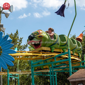 Parque de atracciones para niños de 18 personas paseo para niños pequeño <span class=keywords><strong>gusano</strong></span> loco oruga niños mini montaña rusa a la venta - Product Image 2