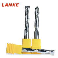 Lanke fraises cnc en carbure massif de 6mm, outils pour bois, gravure sur bois, fraises à 2 cannelures, fraise en spirale, offre spéciale