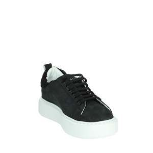 รองเท้าผ้าใบ W391 SF TN BK Nero Chunky Shoes สีดำบุขนสวมใส่สบาย - Product Image 4