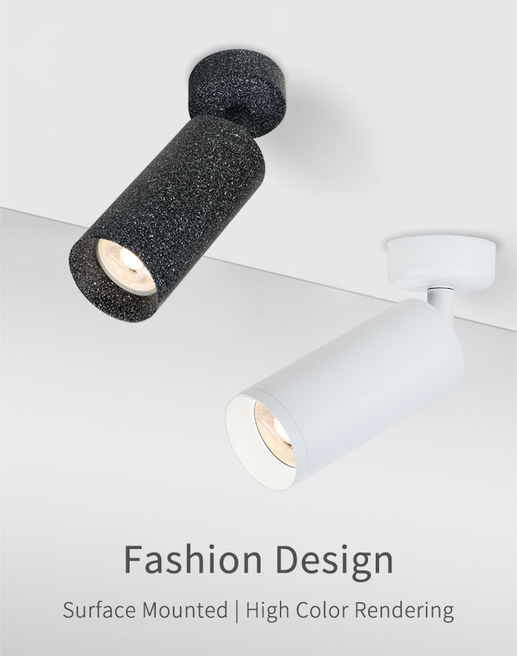 Restaurant Adjustable LED Ceiling Spotlights Surface Mounted IP20