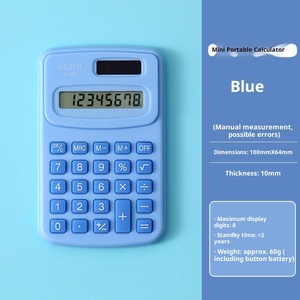 Mini Calculadora Electrónica de Plástico con Energía Solar, Linda y Simple, con Pantalla Científica de 8 Dígitos para Estudiantes, Calculadora Portátil - Product Image 6