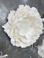 Dekorasi Interior Pernikahan Profesional Bunga Peony Pusat Perbelanjaan Bunga Buatan Besar Pajangan Jendela Putih Merah Muda Kertas