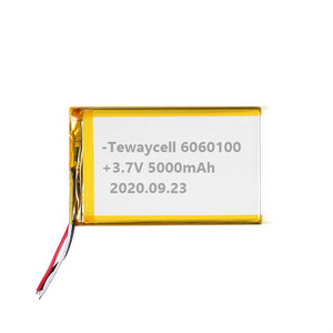모바일 DVD 및 보조 배터리용 고용량 3.7V 7.4V <span class=keywords><strong>5000mAh</strong></span> <span class=keywords><strong>6060100</strong></span> 리튬 이온 리튬 폴리머 충전식 배터리 - Product Image 1