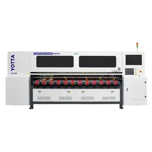 Impresora profesional de cartón corrugado, máquina de impresión exprés de embalaje de cartón de caja de un solo paso, impresora UV de cama plana de un solo paso