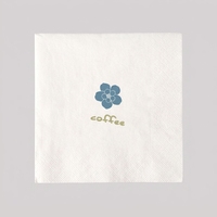 Servilletas de Papel Impresas Personalizadas al por Mayor, Servilletas para Restaurantes de 2 Capas, con Logotipo para Cafeterías y Eventos